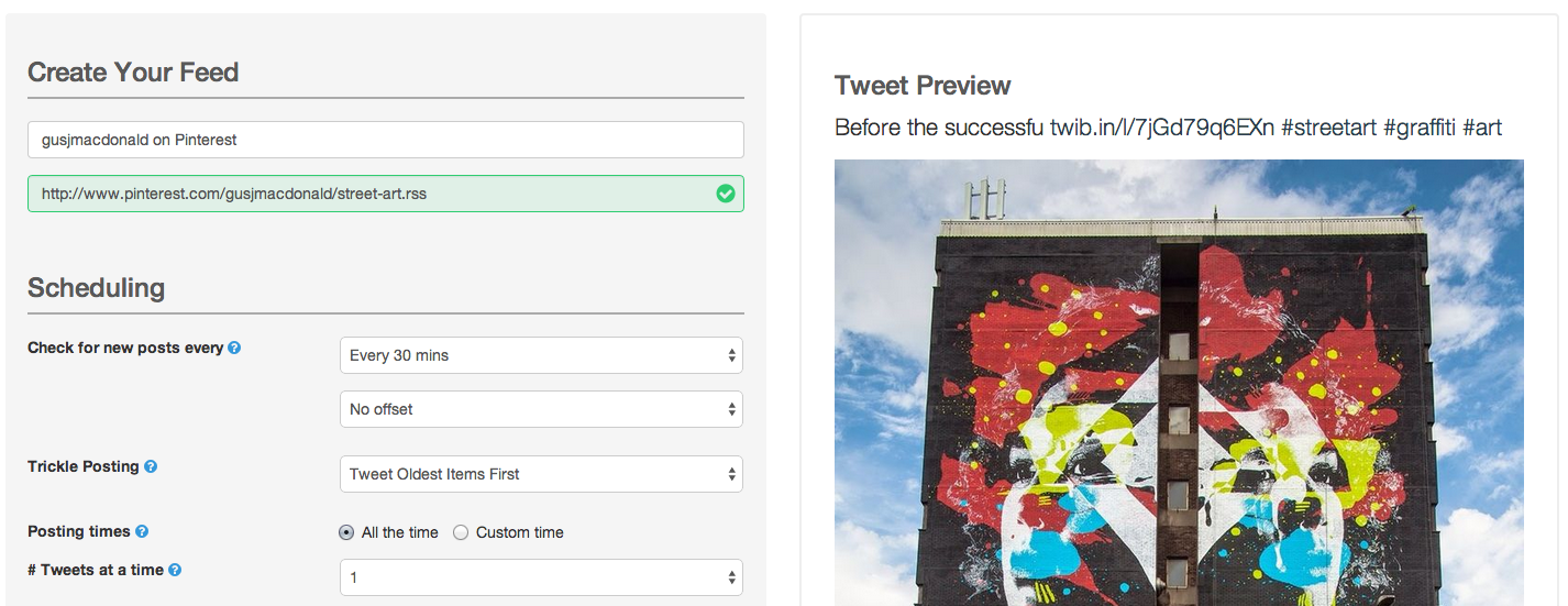 Pinterest to Twitter 2